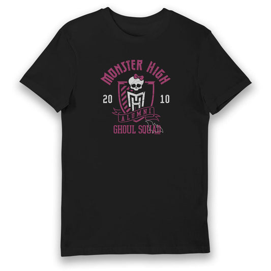 Monster High Ladies Black Ghoul Squad T-Shirt