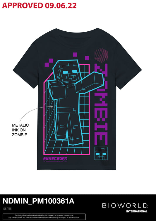 Minecraft Zombie Neon