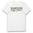 Load image into Gallery viewer, Stranger Things Hawkins High School Tiger Music Adults T-Shirt
