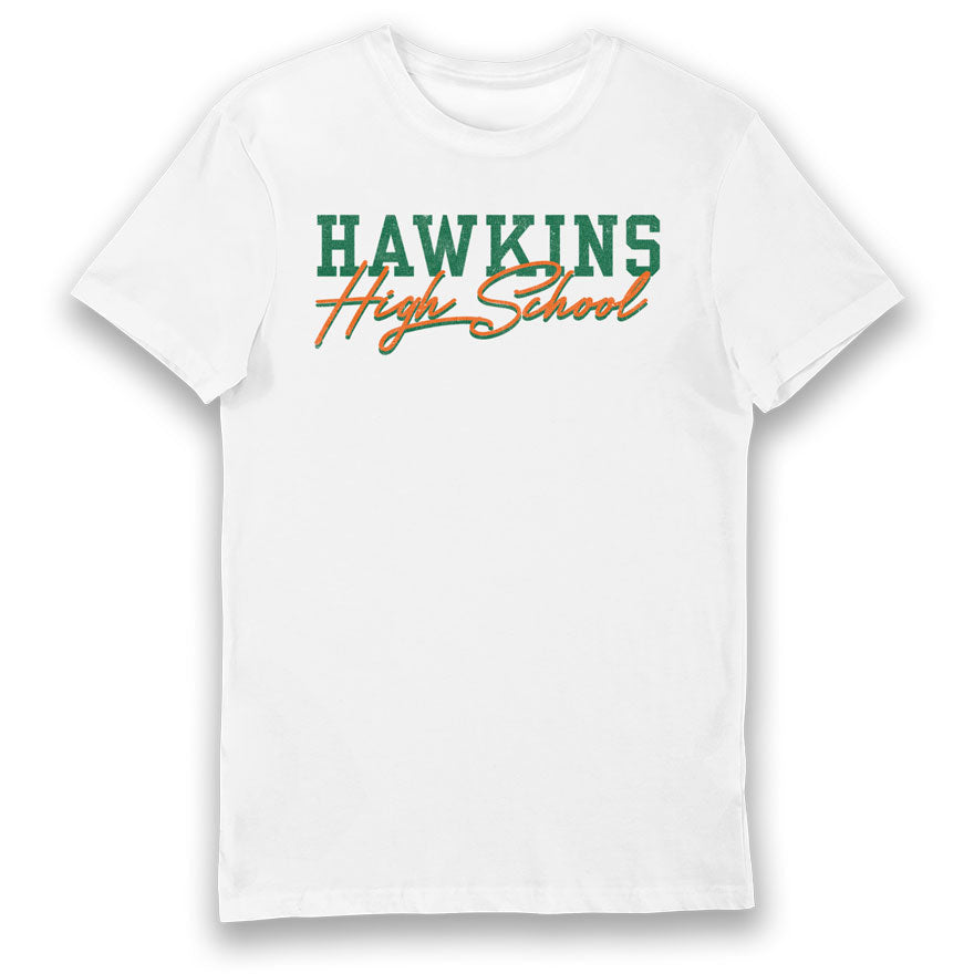 Stranger Things Hawkins High School Tiger Music Adults T-Shirt