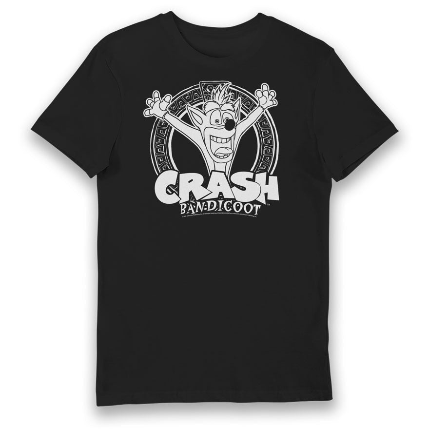 Crash Bandicoot Scream Adults T-Shirt