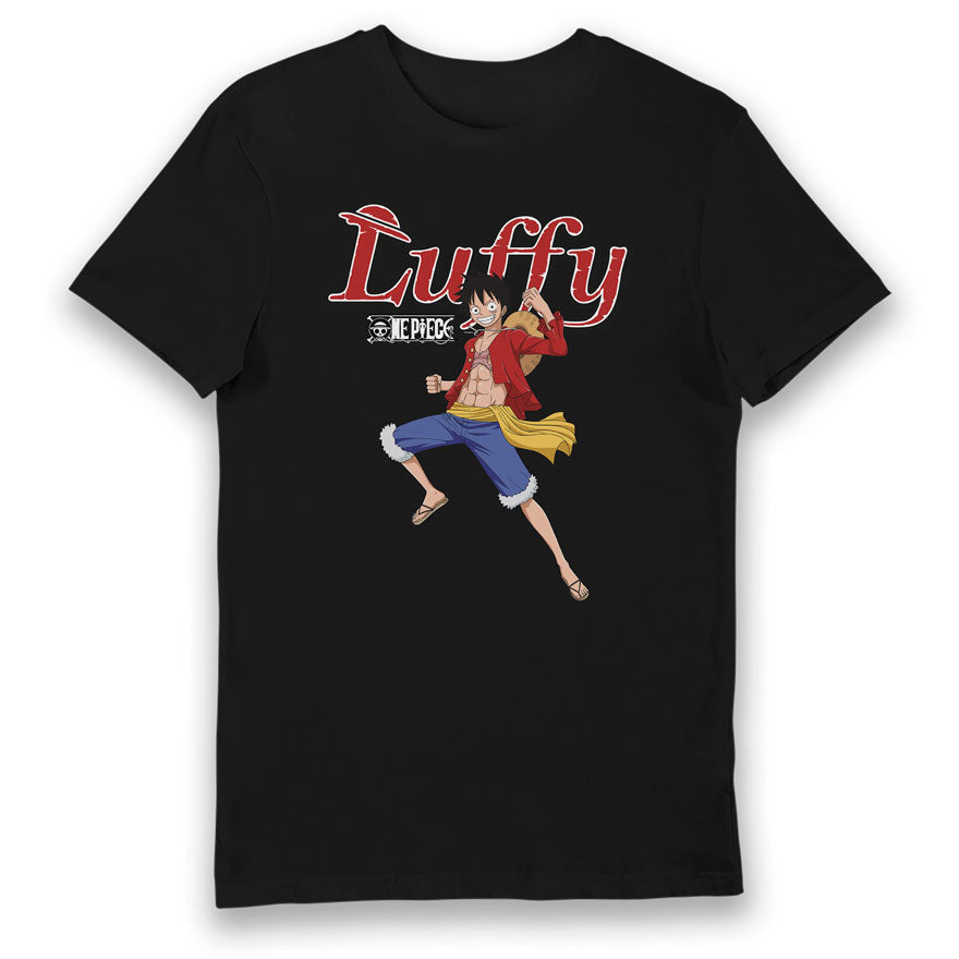 One Piece Luffy Black Adults T-Shirt