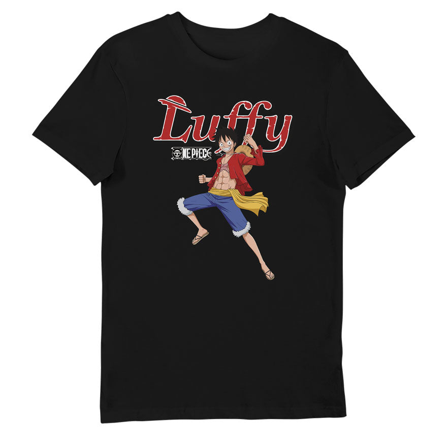 One Piece Luffy Black Adults T-Shirt