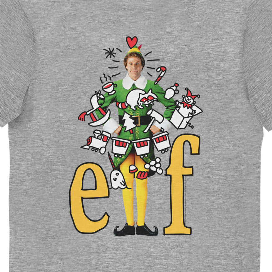 Elf Buddy Christmas Adults T-Shirt