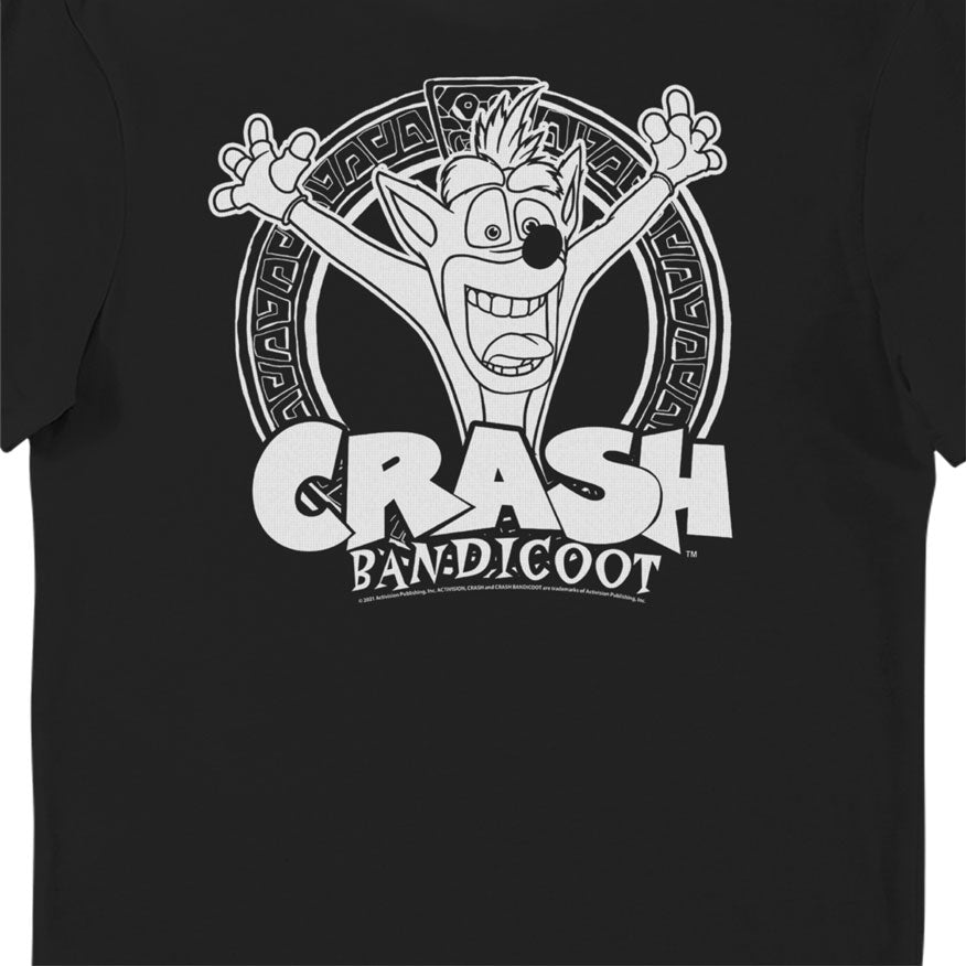 Crash Bandicoot Scream Adults T-Shirt