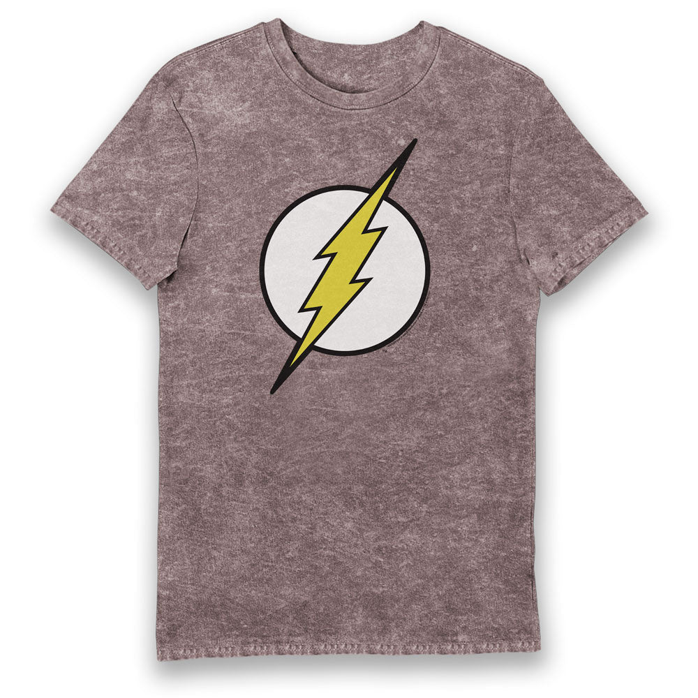 DC Comics The Flash Classic Logo Eco Wash Adults T-Shirt
