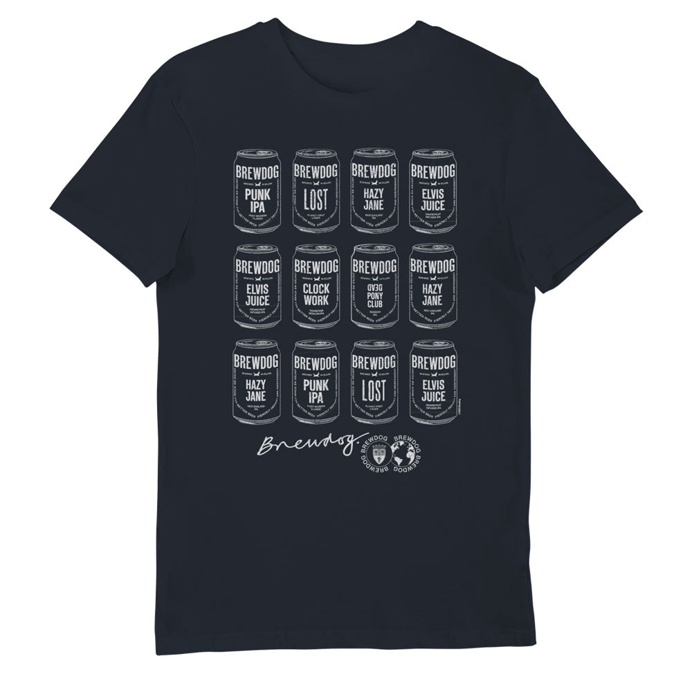 BrewDog Outline Cans Adults T-Shirt