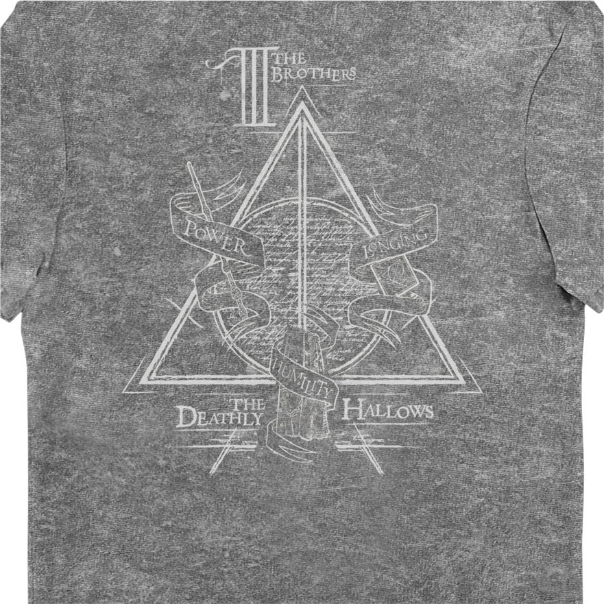 Harry Potter The Deathly Hallows Power Longing Humility Adults T-Shirt