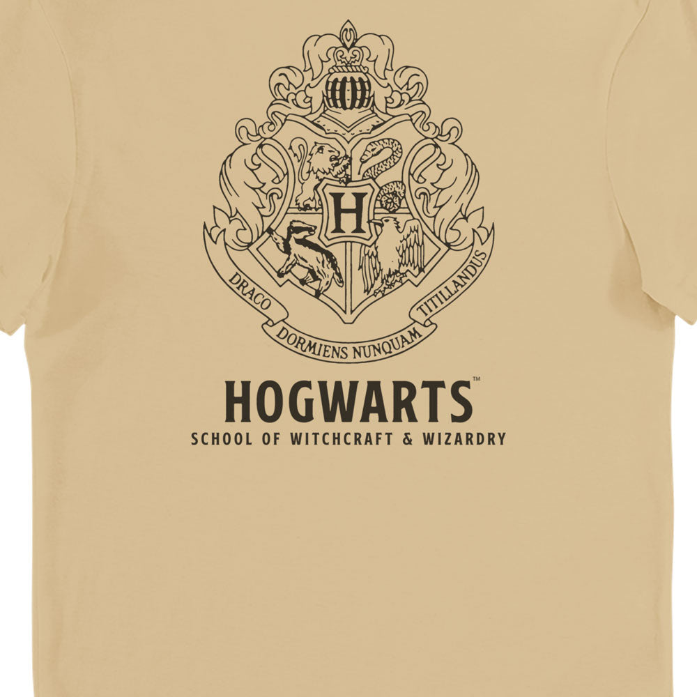Harry Potter Hogwarts Crest Adults T-Shirt