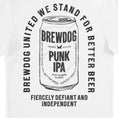 Load image into Gallery viewer, BrewDog We Stand For Better Beer Front & Back Print Adults T-Shirt
