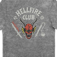 Load image into Gallery viewer, Stranger Things Hellfire Club Eco Stonewash Adults T-Shirt
