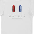 Load image into Gallery viewer, The Matrix Resurrections Pill Adults White T-Shirt
