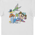 Load image into Gallery viewer, Looney Tunes Hip-Hop Group Shot Adults T-Shirt
