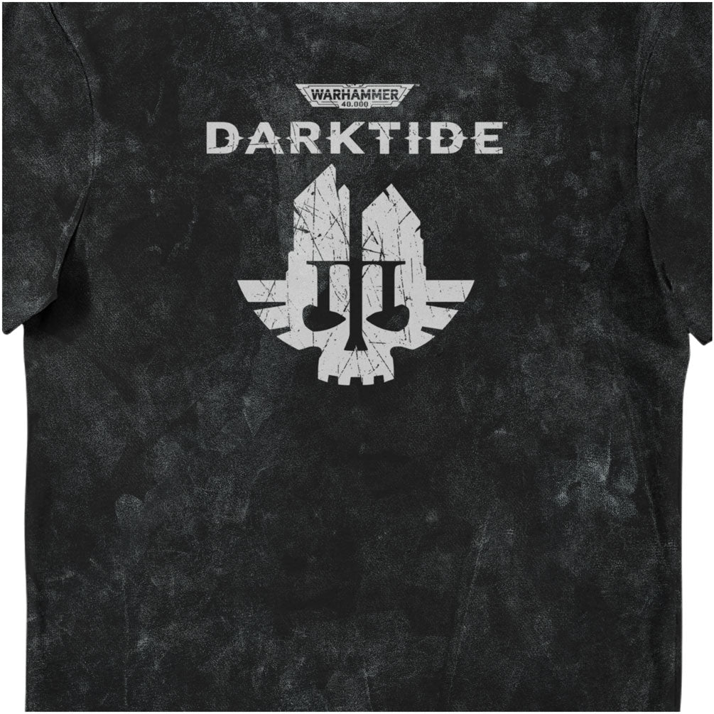 Warhammer 40,000 Darktide Skull Rejects Will Rise Adults Aged Washed T-Shirt