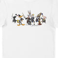 Load image into Gallery viewer, Looney Tunes & Harry Potter Characters Adults White T-Shirt
