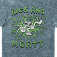 Load image into Gallery viewer, Rick and Morty Slime Blue Eco Wash Adults T-Shirt

