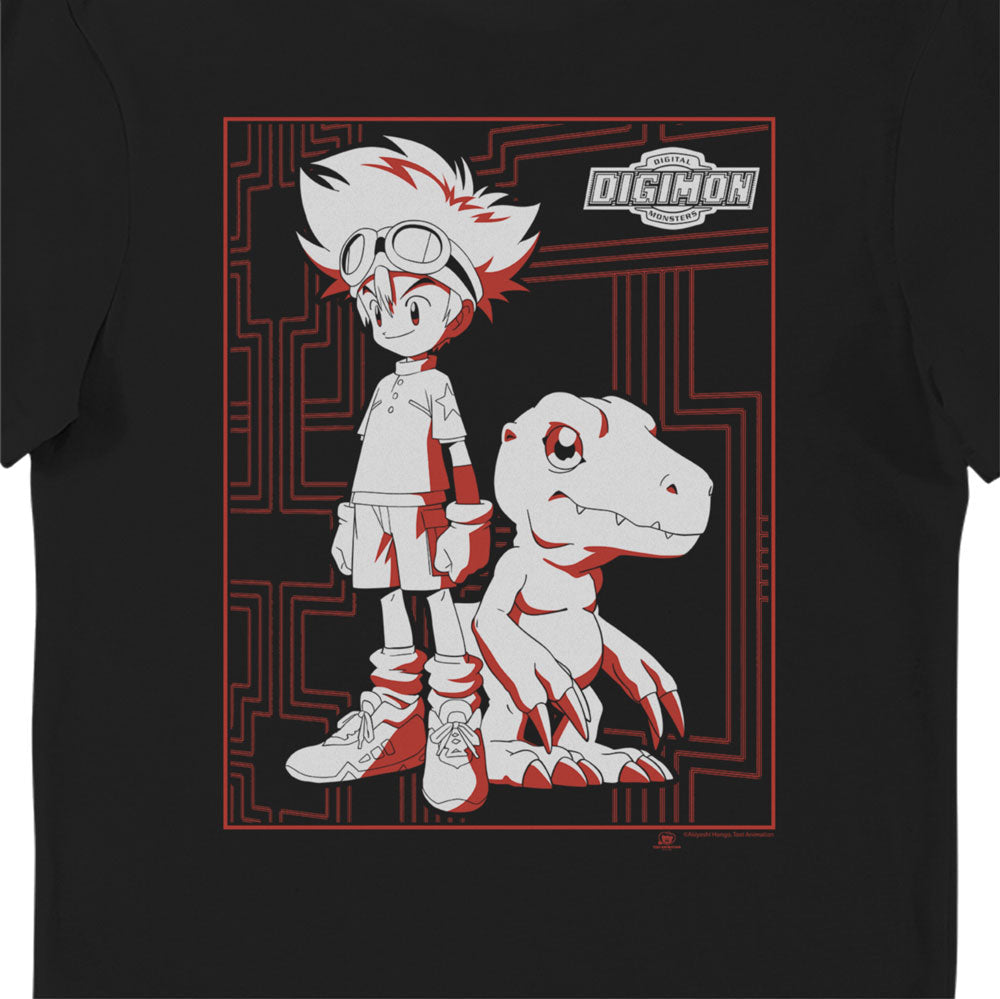 Digimon Tai & Agumon Adults T-Shirt