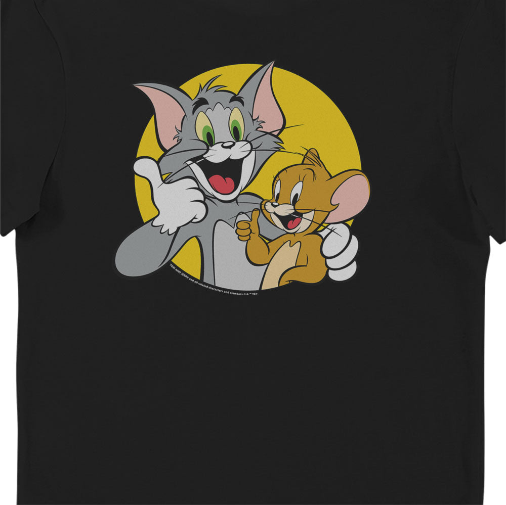 Tom and Jerry Thumbs Up Adults T-Shirt