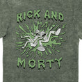 Load image into Gallery viewer, Rick and Morty Slime Green Eco Wash Adults T-Shirt
