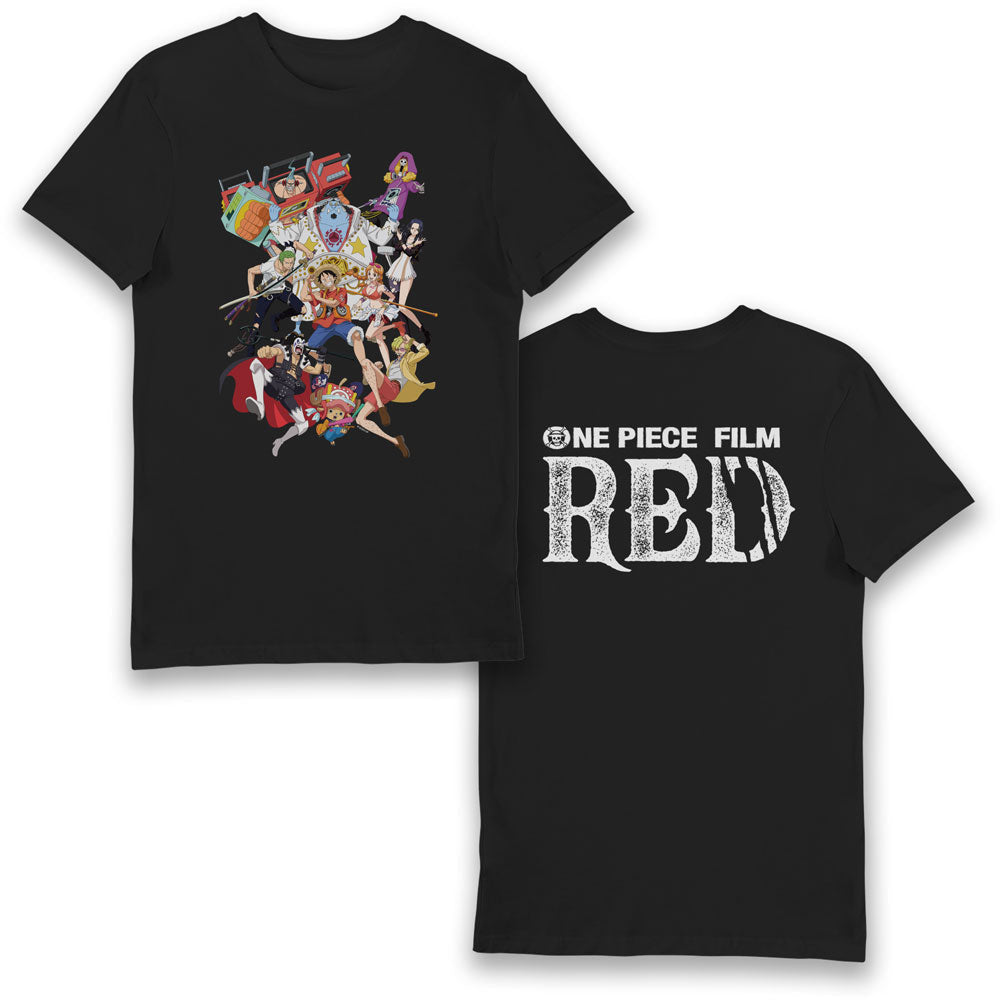 One Piece Film Red Logo Character Adults T-Shirt