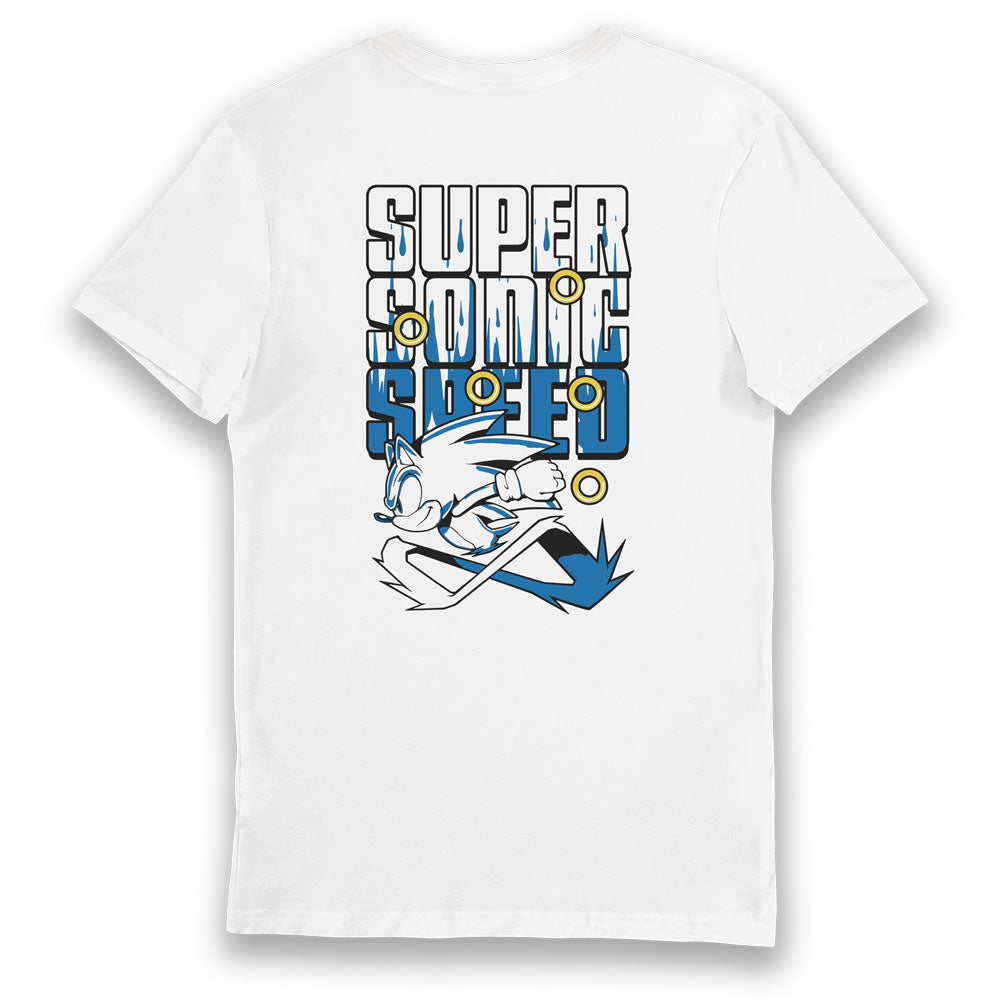 Sonic the Hedgehog Super Speed Rings Adults T-Shirt