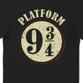 Load image into Gallery viewer, Harry Potter Platform 9 and 3/4 Adults T-Shirt
