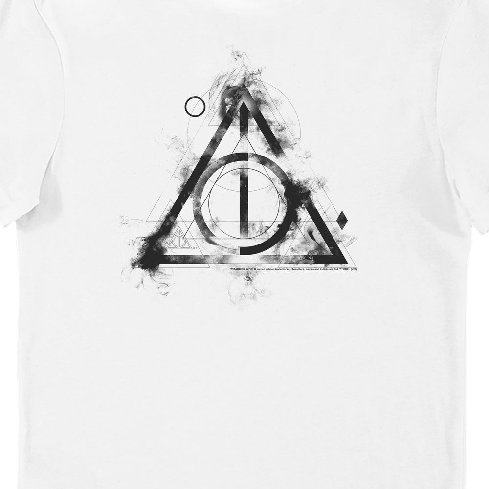 Harry Potter Deathly Hallows T-Shirt White