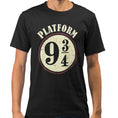 Load image into Gallery viewer, Harry Potter Platform 9 and 3/4 Adults T-Shirt
