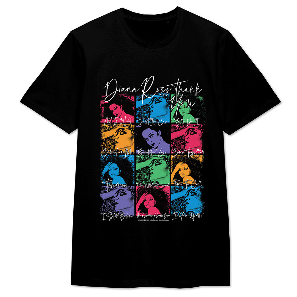 Diana Ross Thankyou Pop Art T-Shirt